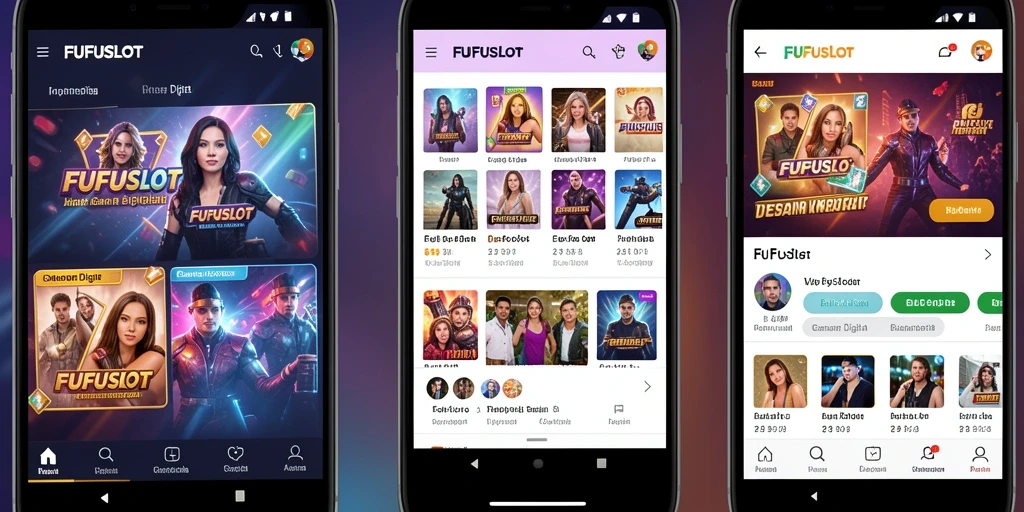 Tampilan antarmuka FUFUSLOT untuk pengeditan gambar digital.