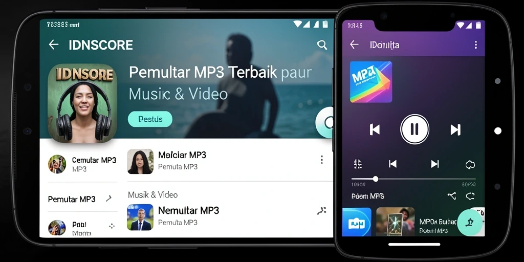 Antarmuka pengguna IDNSCORE yang simpel dan fungsional.